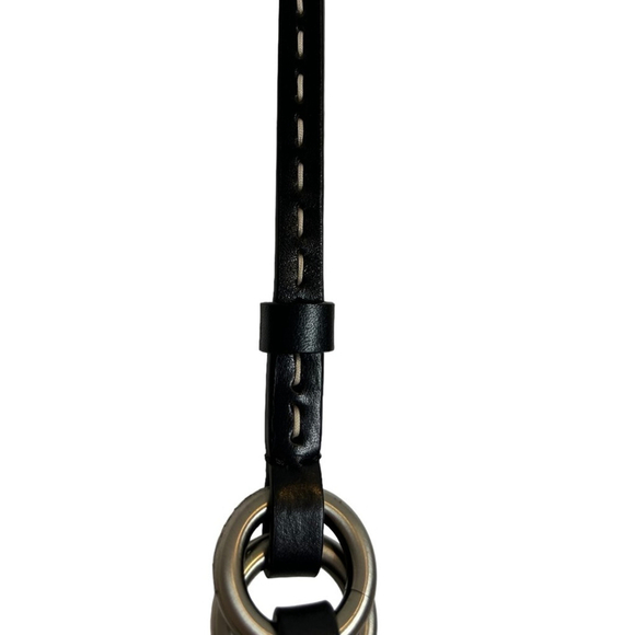 Michael Kors Collection Joni Gray Black Python Leather Fringe Fall Winter Clutch - Picture 13 of 16